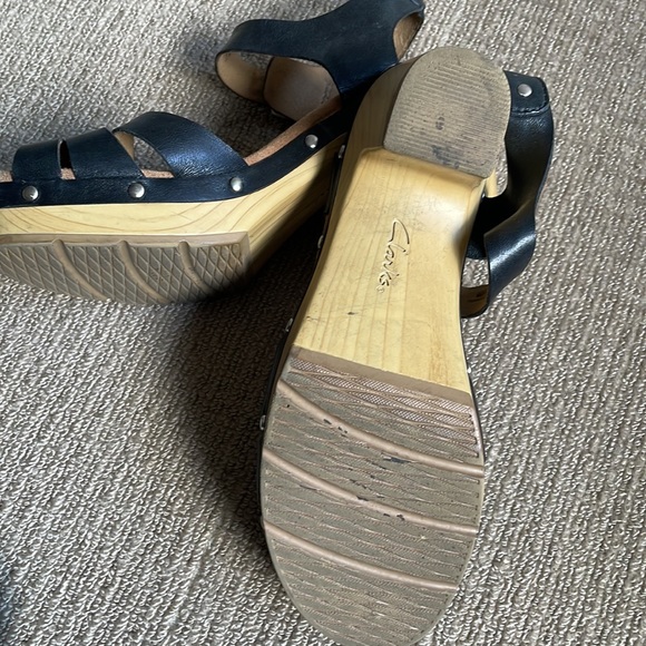 BOGO American style clog sandals Korks Kork-ease Clark’s US size 6 platform shoe - Picture 6 of 7